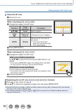 Preview for 98 page of Panasonic LUMIX DC-TZ95D Operating Instructions For Advanced Features