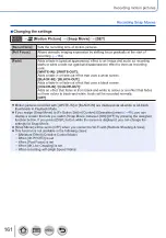 Preview for 161 page of Panasonic LUMIX DC-TZ95D Operating Instructions For Advanced Features