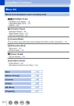 Preview for 171 page of Panasonic LUMIX DC-TZ95D Operating Instructions For Advanced Features