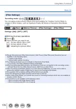 Preview for 176 page of Panasonic LUMIX DC-TZ95D Operating Instructions For Advanced Features