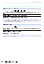 Preview for 180 page of Panasonic LUMIX DC-TZ95D Operating Instructions For Advanced Features