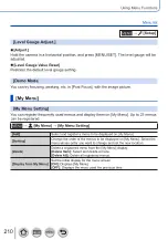 Preview for 210 page of Panasonic LUMIX DC-TZ95D Operating Instructions For Advanced Features