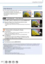 Preview for 221 page of Panasonic LUMIX DC-TZ95D Operating Instructions For Advanced Features