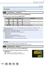 Preview for 226 page of Panasonic LUMIX DC-TZ95D Operating Instructions For Advanced Features