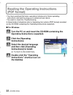 Preview for 22 page of Panasonic Lumix DMC-F3 Basic Operating Instructions Manual