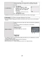 Preview for 40 page of Panasonic Lumix DMC-FH27 Operating Instructions Manual