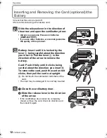 Preview for 12 page of Panasonic Lumix DMC-FP8 Operating Instructions Manual