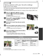 Предварительный просмотр 19 страницы Panasonic Lumix DMC-FP8 Operating Instructions Manual