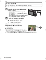 Preview for 20 page of Panasonic Lumix DMC-FP8 Operating Instructions Manual