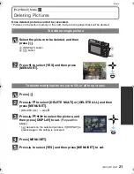 Предварительный просмотр 21 страницы Panasonic Lumix DMC-FP8 Operating Instructions Manual