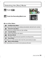 Preview for 19 page of Panasonic Lumix DMC-FS22 Basic Operating Instructions Manual