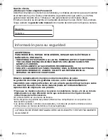 Preview for 2 page of Panasonic Lumix DMC-FS3 Instrucciones Básicas De Funcionamiento