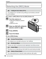 Preview for 18 page of Panasonic Lumix DMC-FS33 Basic Operating Instructions Manual