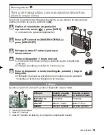 Предварительный просмотр 19 страницы Panasonic LUMIX DMC-FS4 Instrucciones De Funcionamiento