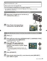 Предварительный просмотр 21 страницы Panasonic LUMIX DMC-FS4 Instrucciones De Funcionamiento