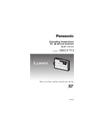 Panasonic Lumix DMC-FT10 Operating Instructions Manual preview