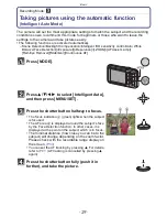 Предварительный просмотр 29 страницы Panasonic Lumix DMC-FT20 Operating Instructions Manual