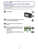 Предварительный просмотр 32 страницы Panasonic Lumix DMC-FT20 Operating Instructions Manual