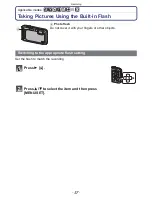 Предварительный просмотр 57 страницы Panasonic Lumix DMC-FT20 Operating Instructions Manual