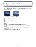 Предварительный просмотр 100 страницы Panasonic Lumix DMC-FT20 Operating Instructions Manual