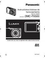 Panasonic LUMIX DMC-FX500 Instrucciones Básicas De Funcionamiento preview