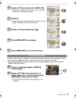 Предварительный просмотр 17 страницы Panasonic LUMIX DMC-FX500 Instrucciones Básicas De Funcionamiento