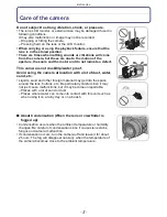 Preview for 5 page of Panasonic Lumix DMC-FZ150 Owner'S Manual