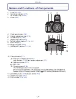 Preview for 7 page of Panasonic Lumix DMC-FZ150 Owner'S Manual