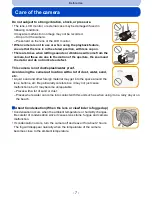 Preview for 7 page of Panasonic Lumix DMC-FZ200 Owner'S Manual