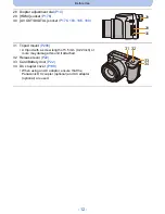 Preview for 12 page of Panasonic Lumix DMC-FZ200 Owner'S Manual