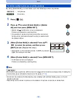 Preview for 50 page of Panasonic Lumix DMC-FZ200 Owner'S Manual