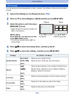 Preview for 164 page of Panasonic Lumix DMC-FZ200 Owner'S Manual