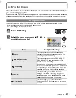 Preview for 37 page of Panasonic Lumix DMC-G3 Basic Owner'S Manual