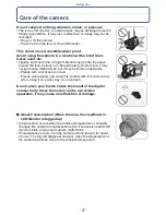 Preview for 5 page of Panasonic Lumix DMC-G3 Owner'S Manual