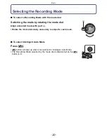 Preview for 30 page of Panasonic Lumix DMC-G3 Owner'S Manual