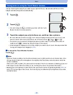 Preview for 39 page of Panasonic Lumix DMC-G5 Owner'S Manual