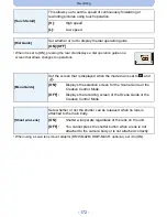 Preview for 172 page of Panasonic Lumix DMC-G5 Owner'S Manual