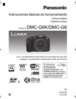 Panasonic Lumix DMC-G6 Guía Del Usuario preview