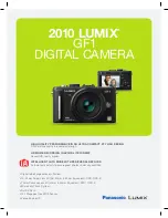 Panasonic Lumix DMC-GF1 C Specifications preview