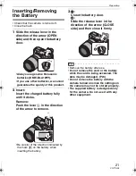 Preview for 21 page of Panasonic Lumix DMC-L10 Operating Instructions Manual