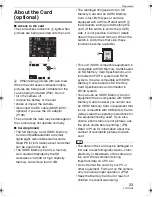 Preview for 23 page of Panasonic Lumix DMC-L10 Operating Instructions Manual