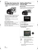 Preview for 24 page of Panasonic Lumix DMC-L10 Operating Instructions Manual