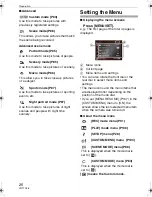 Preview for 26 page of Panasonic Lumix DMC-L10 Operating Instructions Manual