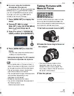 Preview for 45 page of Panasonic Lumix DMC-L10 Operating Instructions Manual