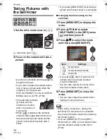 Preview for 74 page of Panasonic Lumix DMC-L10 Operating Instructions Manual