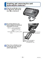 Предварительный просмотр 10 страницы Panasonic Lumix DMC-LS5 Operating Instructions Manual