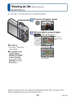 Предварительный просмотр 22 страницы Panasonic Lumix DMC-LS5 Operating Instructions Manual