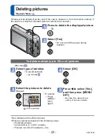 Предварительный просмотр 23 страницы Panasonic Lumix DMC-LS5 Operating Instructions Manual