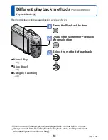 Предварительный просмотр 48 страницы Panasonic Lumix DMC-LS5 Operating Instructions Manual