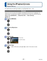 Предварительный просмотр 51 страницы Panasonic Lumix DMC-LS5 Operating Instructions Manual